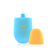Whitening Sunscreen lightweight texture on skin UV protection